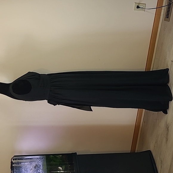 Rose happy prom or evening gown sleeveless size S to M - Picture 4 of 9